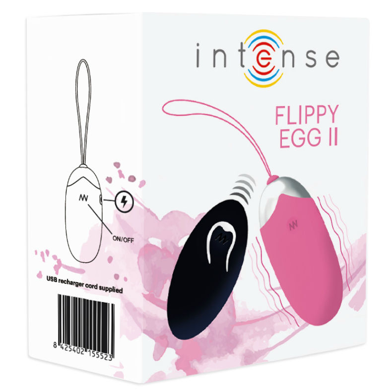 INTENSE - OVO VIBRANTE FLIPPY II COM CONTROLE REMOTO ROSA - Image 4