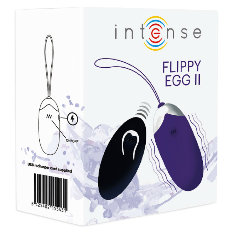 INTENSE - FLIPPY II VIBRANTE OVO COM CONTROLE REMOTO ROXO - Image 4