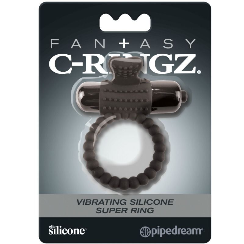 FANTASY C-RINGZ - ANEL VIBRANTE DE SILICONE PRETO - Image 2