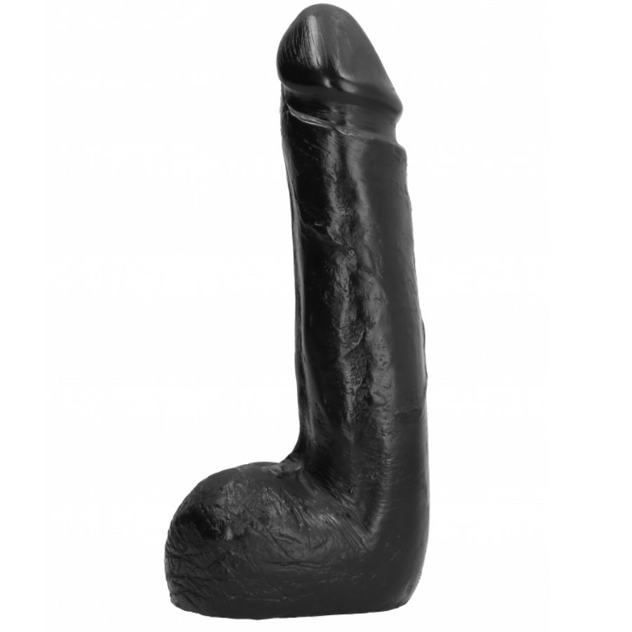 ALL BLACK - DILDO REALISTA PRETO SUAVE 20 CM - Image 3