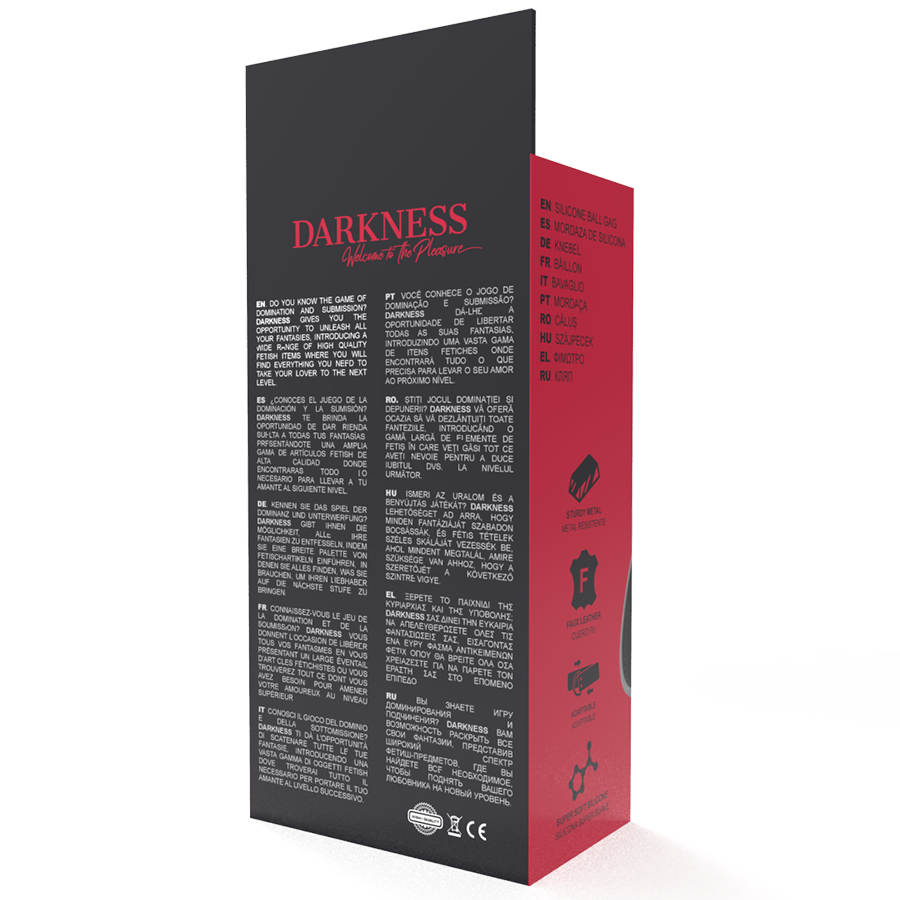 DARKNESS - MORDAA DE SILICONE PRETA - Image 3