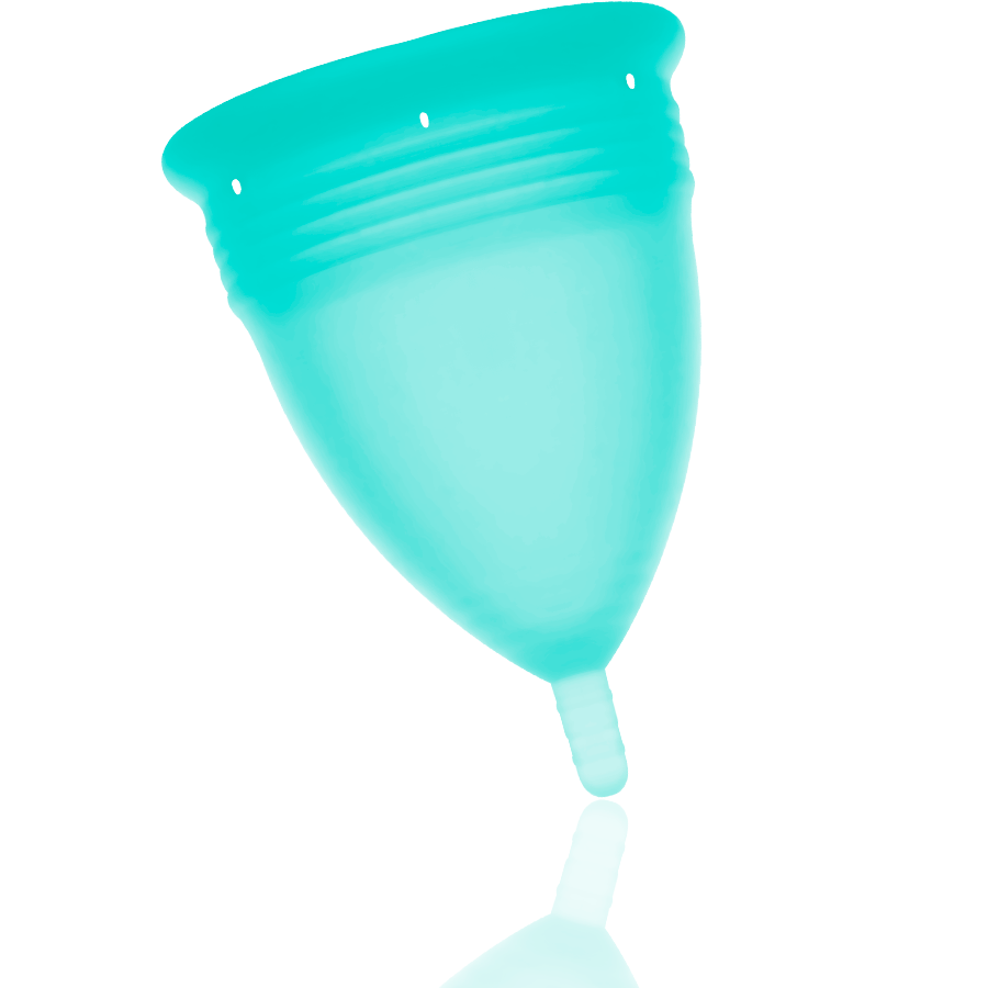 STERCUP - COPO MENSTRUAL DE SILICONE FDA AQUAMARINE - TAMANHO S - Image 4