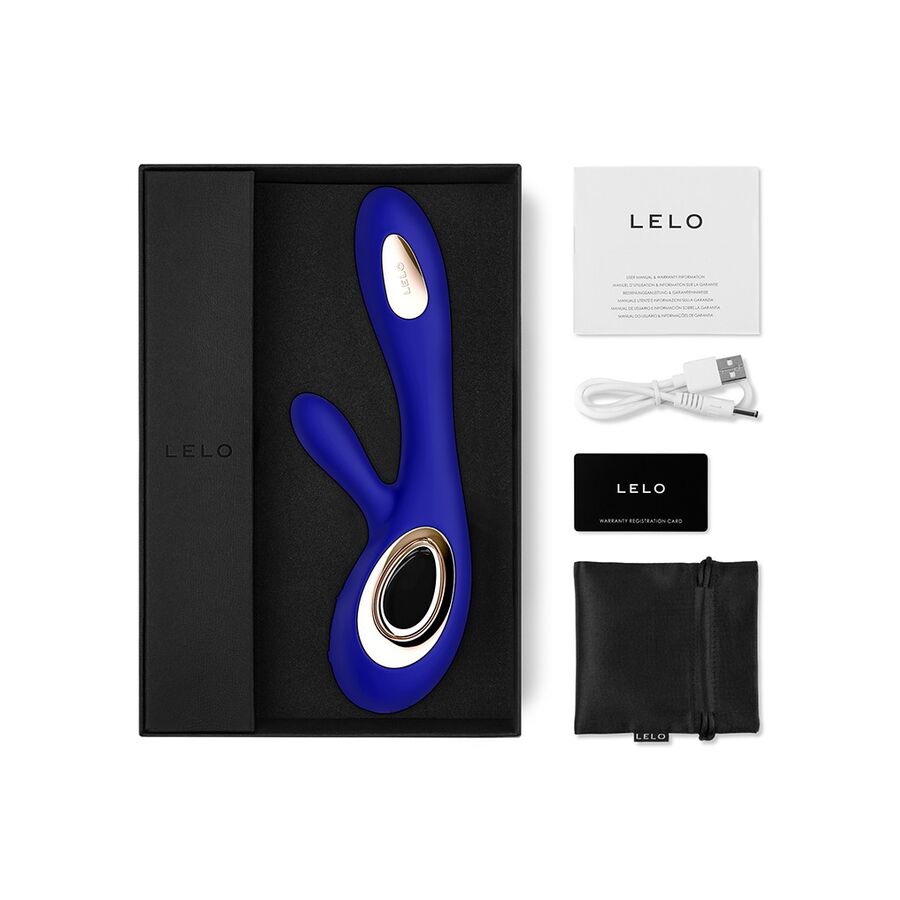 LELO - SORAYA WAVE VIBRADOR COELHO MEIA NOITE AZUL - Image 4