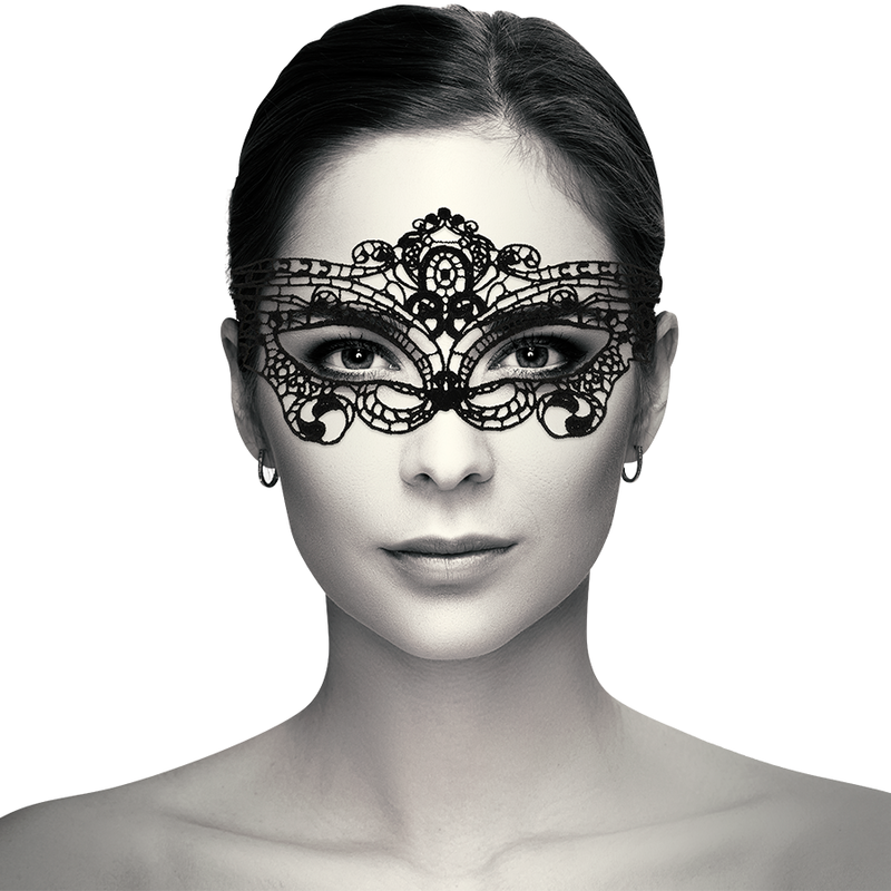 COQUETTE CHIC DESIRE - MSCARA DE RENDA PRETA FINA - Image 6