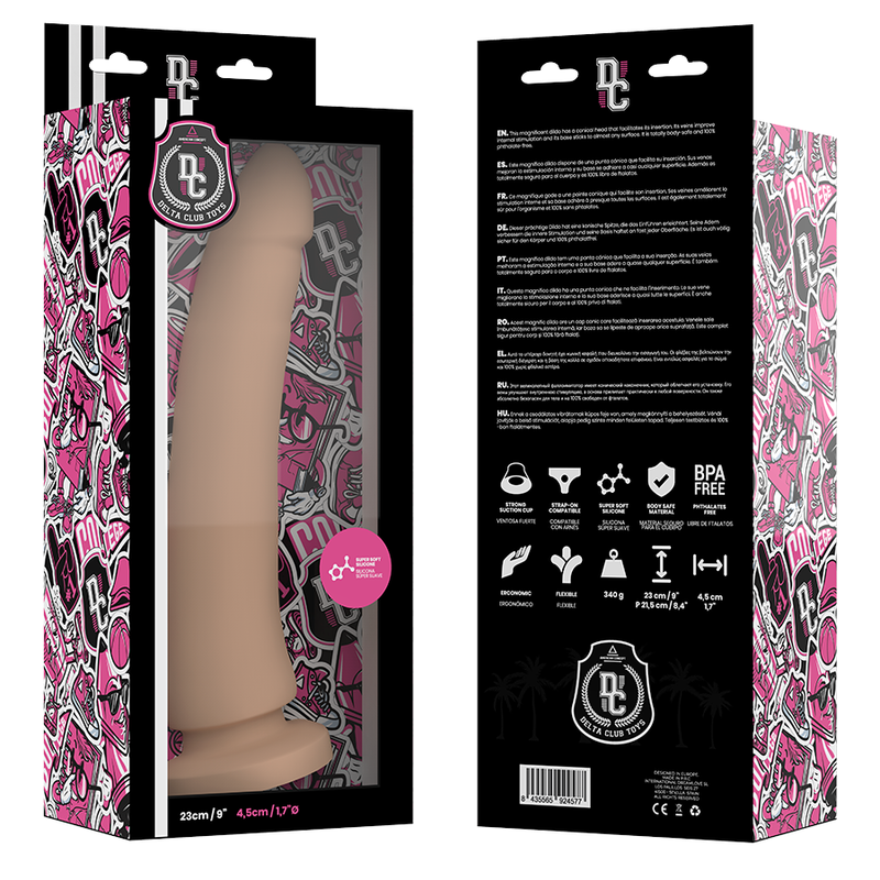 DELTA CLUB - TOYS DILDO MÉDICO NATURAL SILICONE 23 CM -O- 4.5 CM - Image 5
